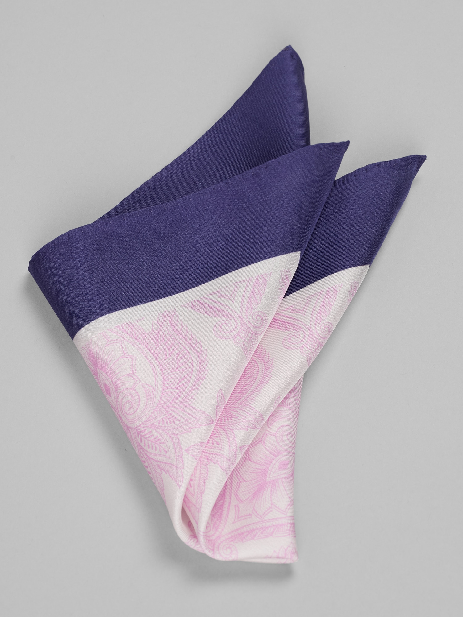 Baroque Pine Floral Pocket Square