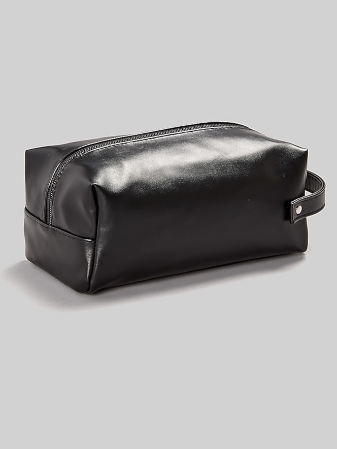 Perry Ellis Faux Leather Simple Travel Kit