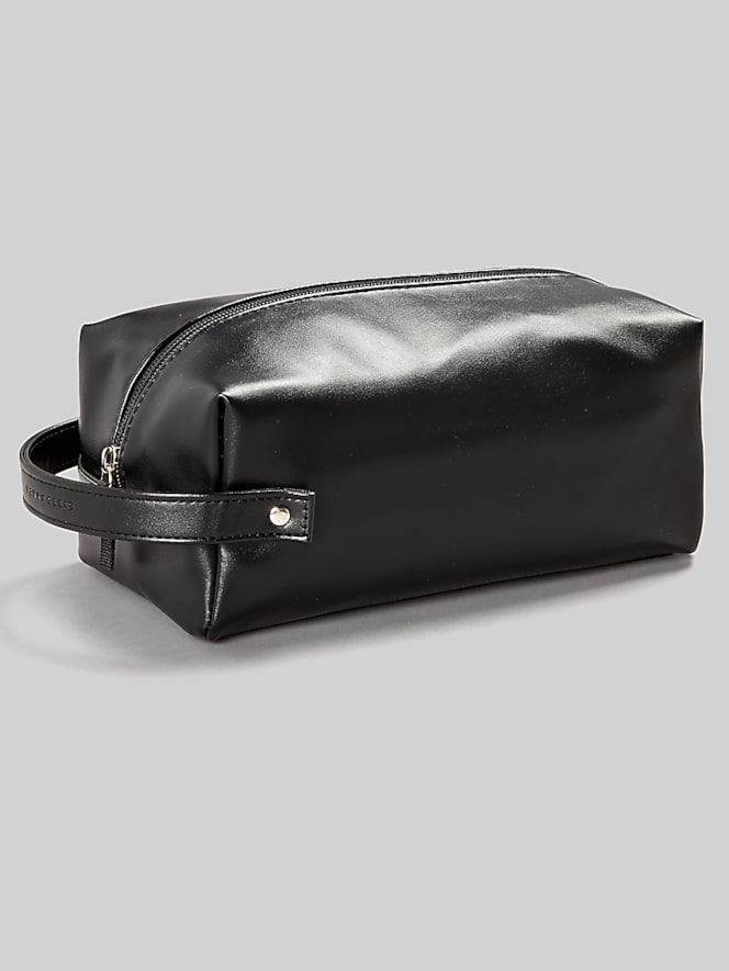 Perry Ellis Faux Leather Simple Travel Kit