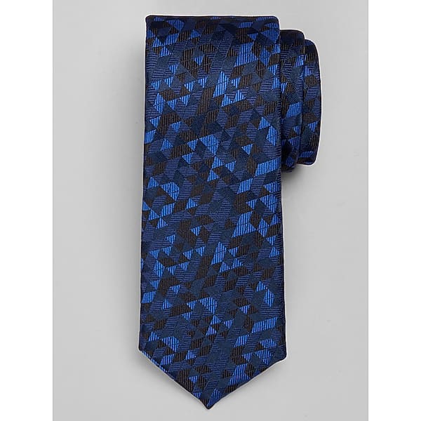 Joseph & Feiss Men's Abstract Tie Navy - Size: One Size