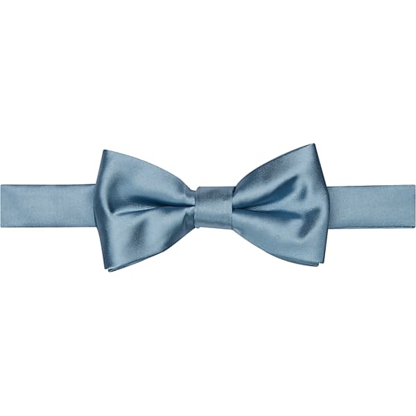 egara mens solid formal pretied bow tie frost blue