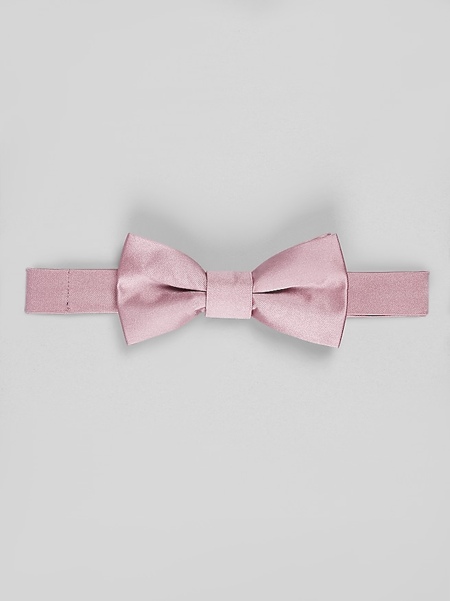 Egara Men's Solid Pre-Tied Bow Tie