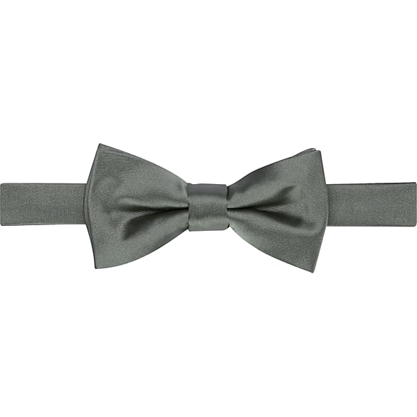Egara Men's Solid Formal Pre-Tied Bow Tie Jadeite - Size: One Size