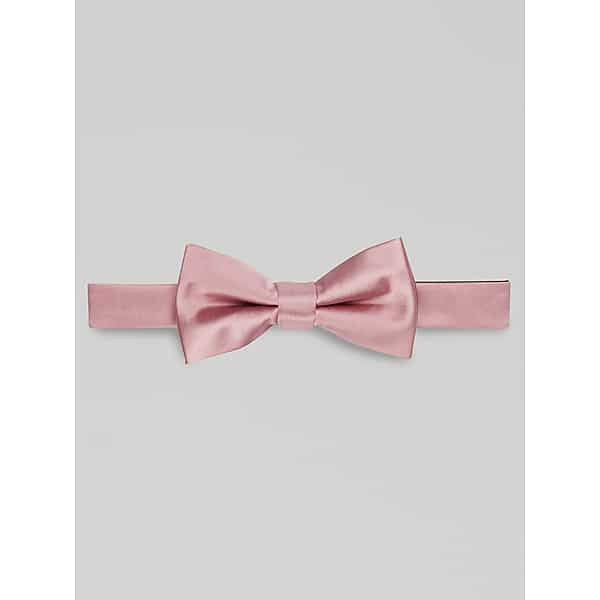 Egara Men's Solid Formal Pre-Tied Bow Tie Foxglove - Size: One Size