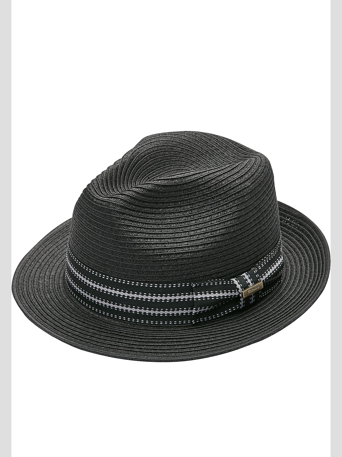 Biltmore Woven Straw Fedora Hats, Scarves, & Gloves Men's Wearhouse