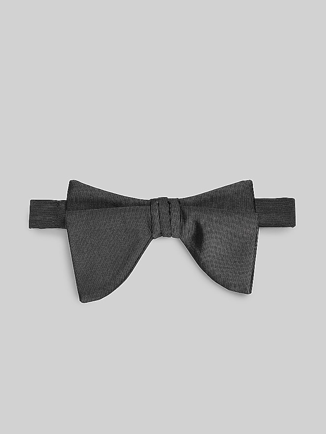 Pronto Uomo Solid Faille Bow Tie