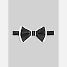 Pronto Uomo Two-Tone Contrast Pre-Tied Bow Tie