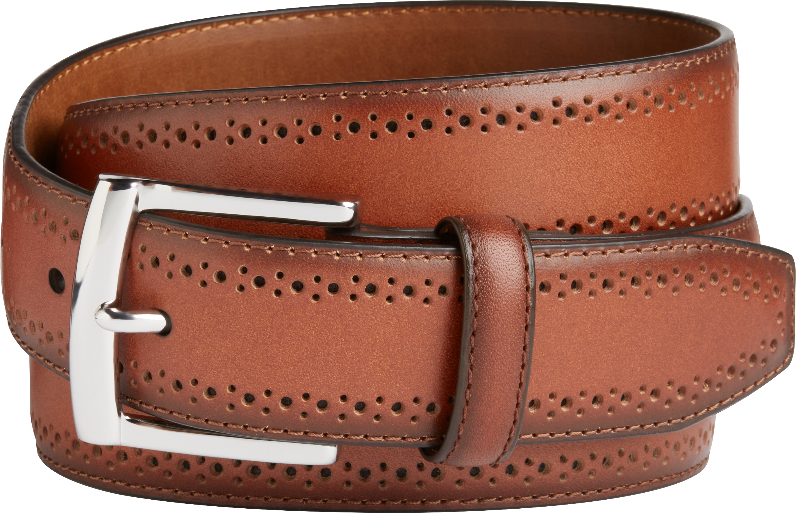 Johnston &Amp; Murphy Perforated Edge Belt | All Sale| Men's Wearhouse