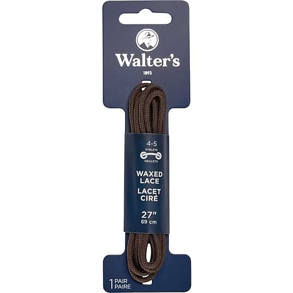Walters Men's 27-Inch Waxed Shoelaces, Brown Brown - Size: One Size TMW8WNG80003