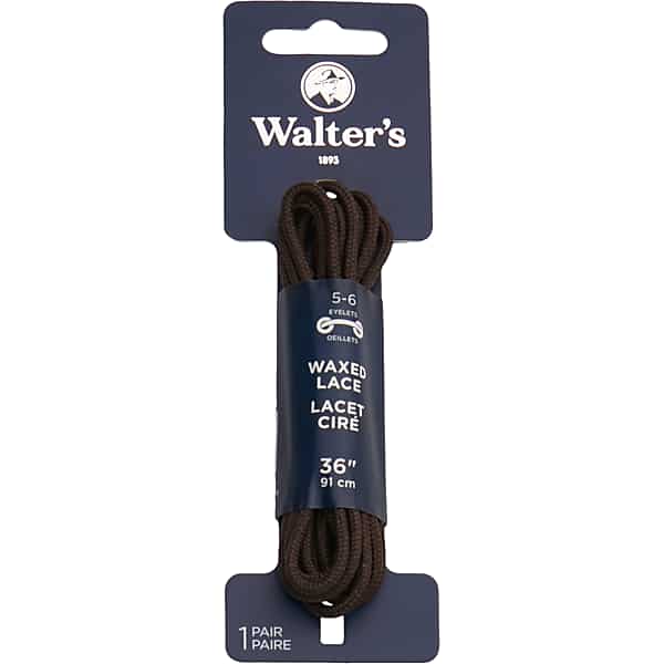 Walters Men's 36-Inch Waxed Dress Laces, Brown Brown - Size: One Size TMW8WNH80003