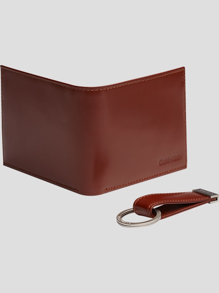 Calvin klein hot sale wallet red