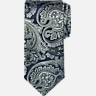Awearness Kenneth Cole Narrow Paisley Motif Floral Silk Tie
