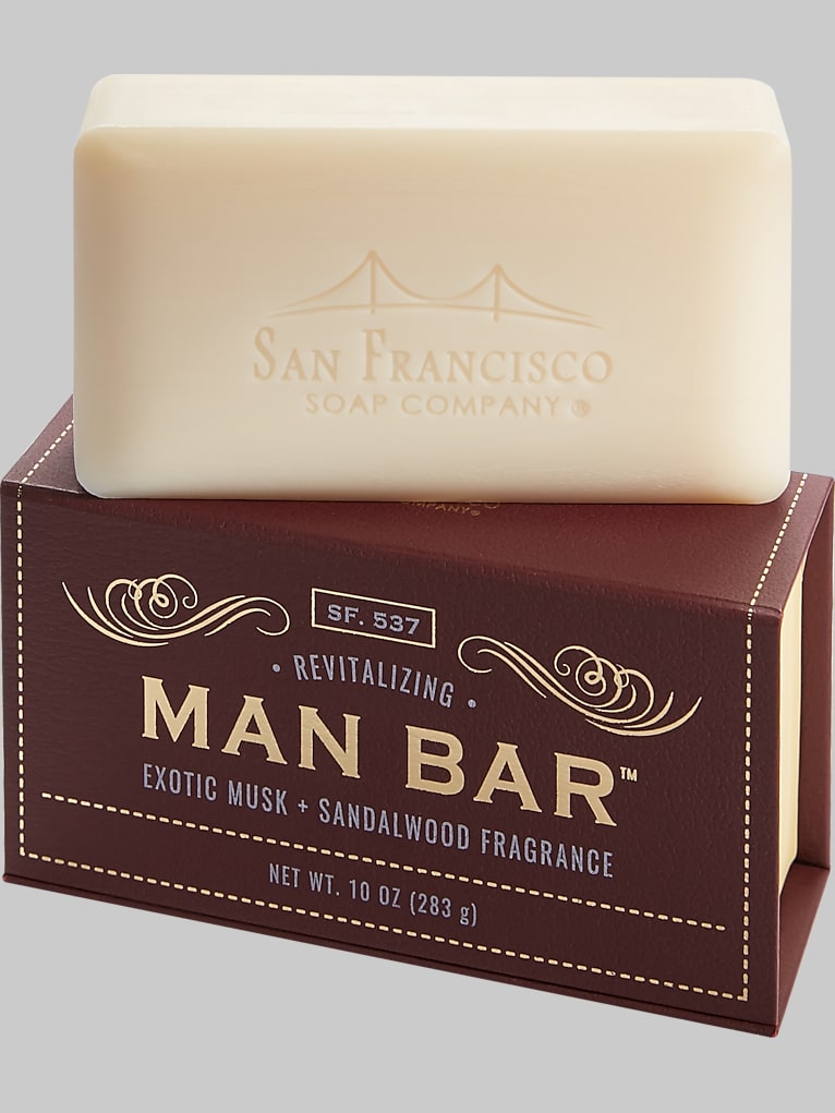 San Francisco Soap Co. Man Bar Revitalizing Exotic Musk Sandalwood Bar Soap