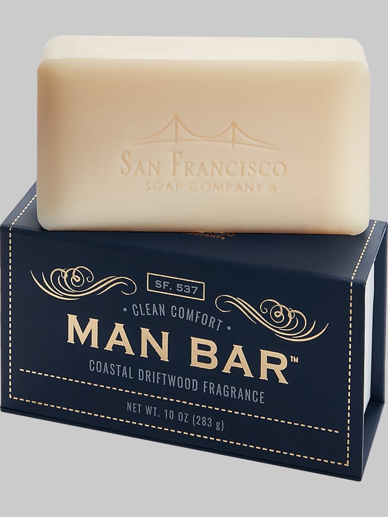 San Francisco Soap Co. Man Bar Moisturizing Coastal Driftwood Scent   Bar Soap