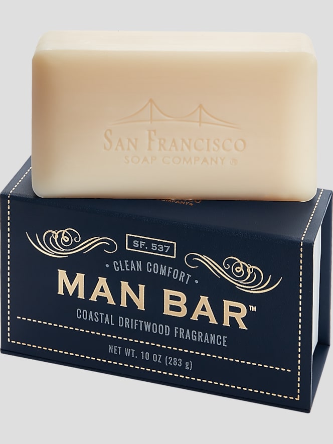 San Francisco Soap Co. Man Bar Moisturizing Coastal Driftwood Scent   Bar Soap