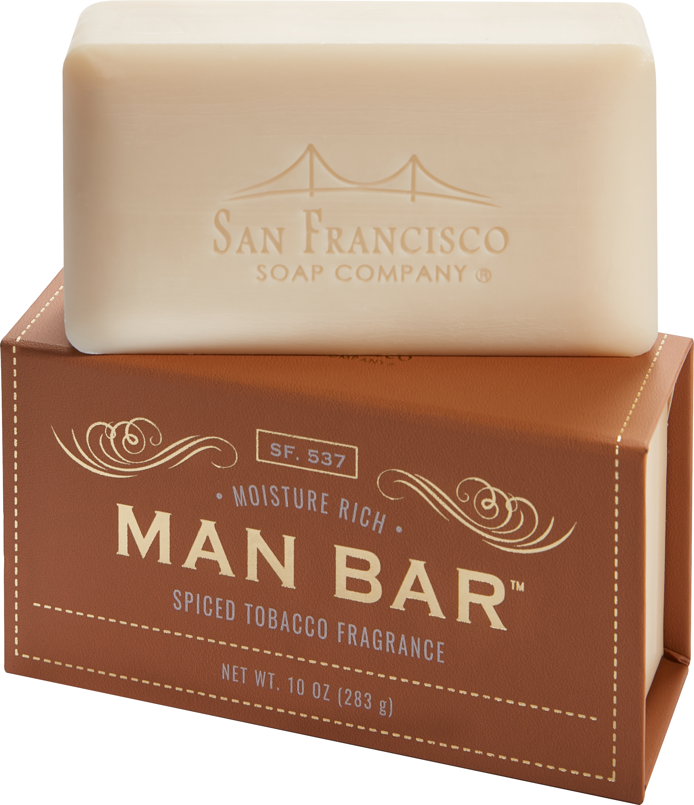 San Francisco Soap Company Man Bar 3-Piece Gift Set Featuring All New Scents: Coastal Driftwood, Peppered Patchouli, and Spiced Tobacco
