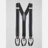 Joseph Abboud Stripe Convertible Stretch Suspenders