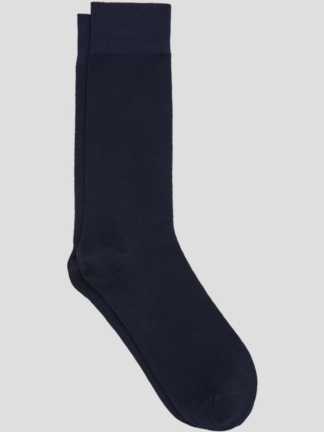 Egara Men's Solid King Socks, 1-pair , Navy / Blue