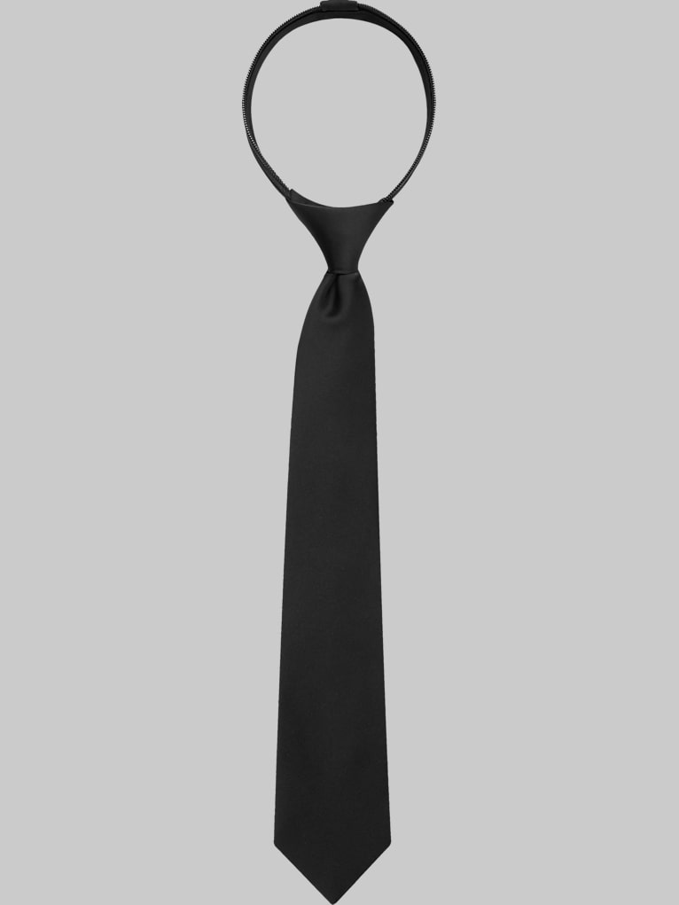 Egara Boys 14-inch Pre-Tied Zipper Tie