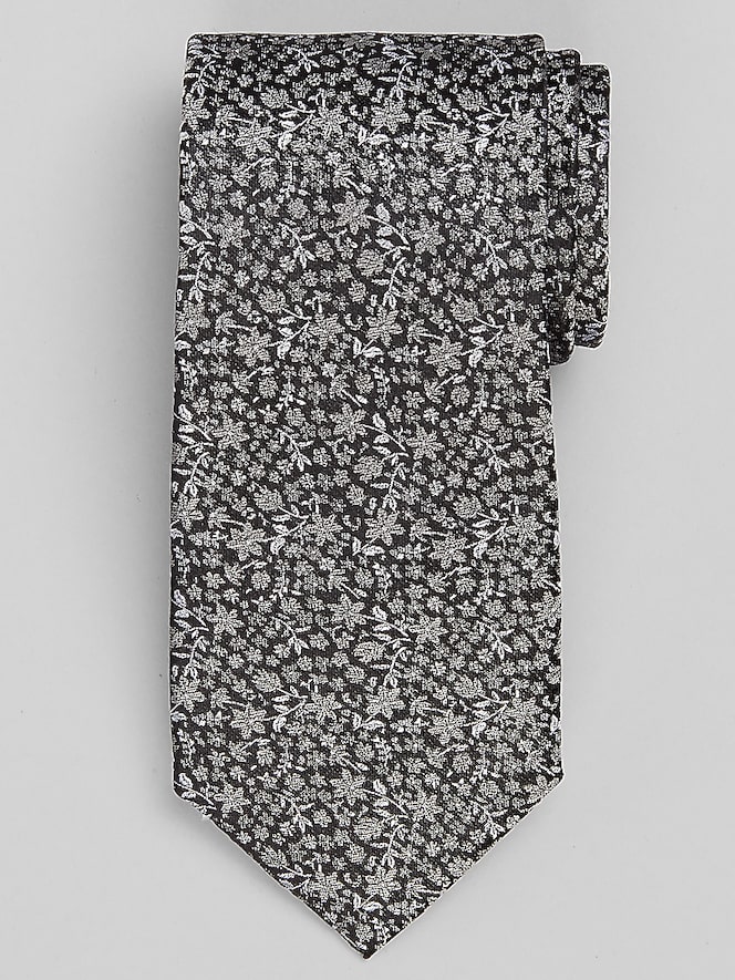 Awearness Kenneth Cole Floral Silk Tie