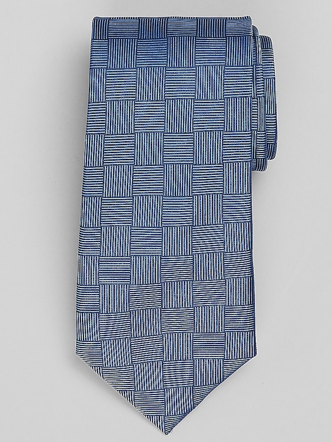 Awearness Kenneth Cole Grid Tie Blue
