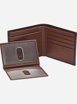 Joseph Abboud Bi-Fold Pebbled Leather Wallet | Wallets| Men's Wearhouse