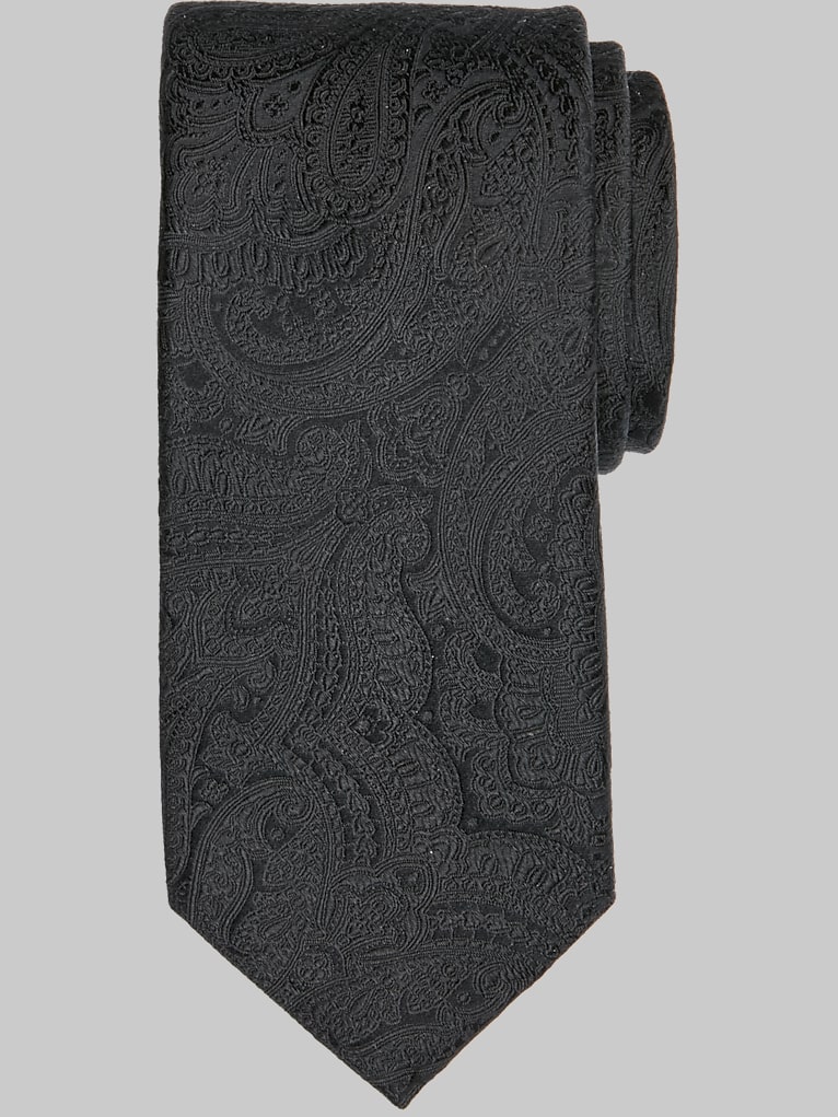 Joseph Abboud Narrow Tie Tonal Paisley