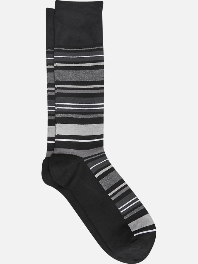 Pronto Uomo Tonal Stripe Socks | All Sale| Men's Wearhouse