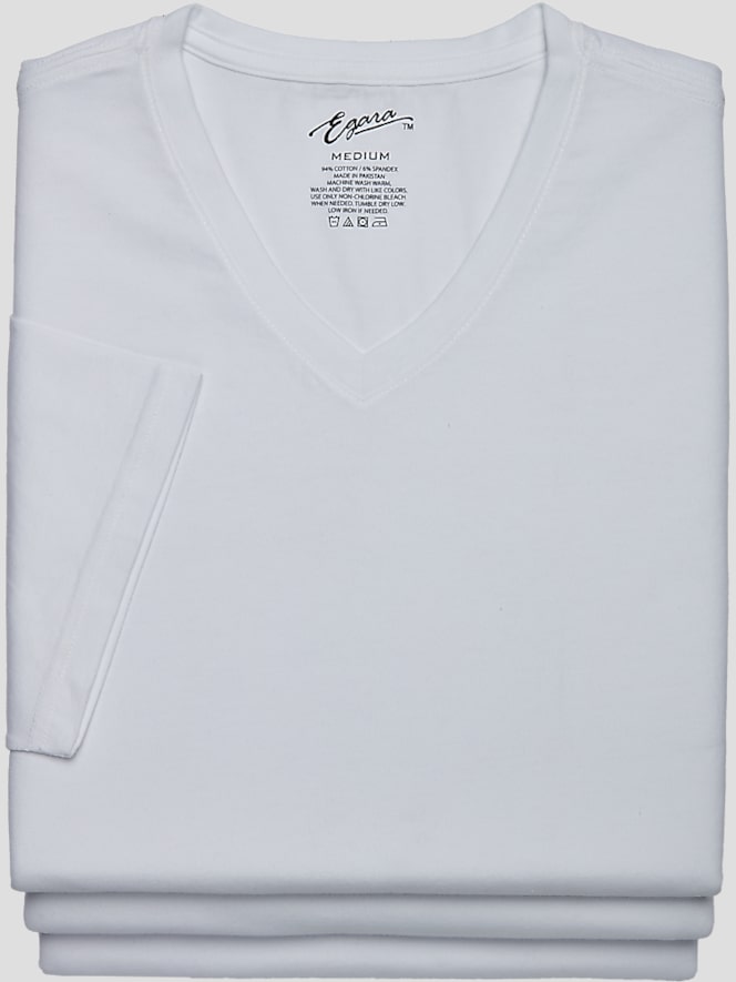 Egara Slim Fit V-Neck T-Shirt, 3-Pack