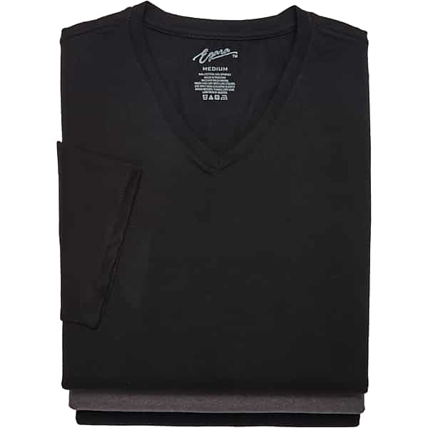 Egara Men's Slim Fit V-Neck T-Shirt, 3-Pack Multi - Size: Medium