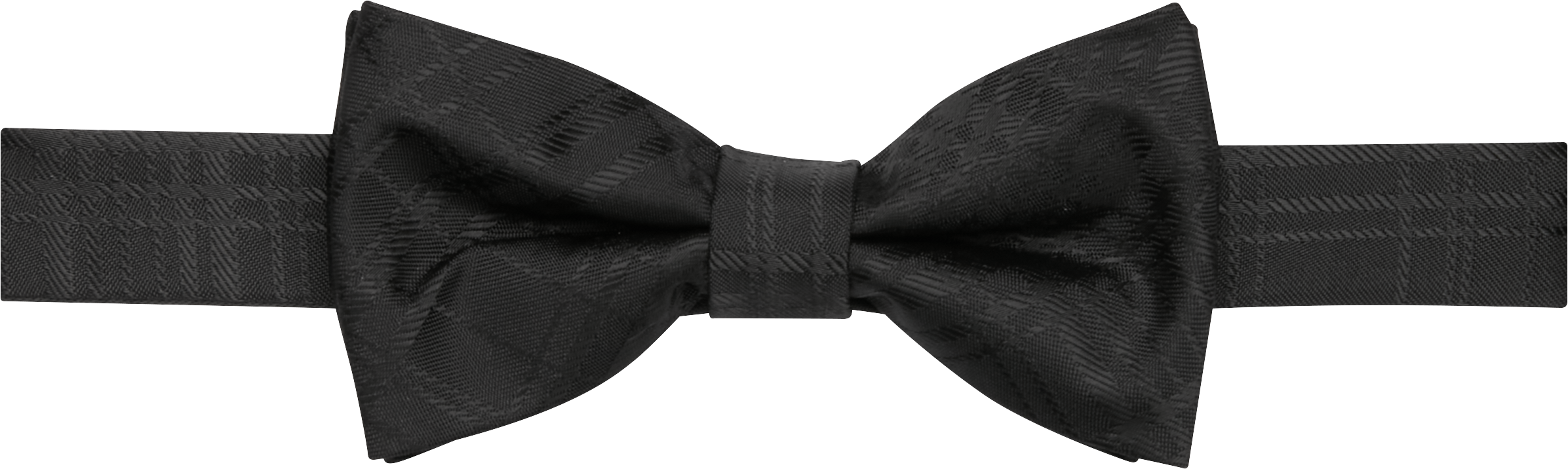 Pre-Tied Plaid Bow Tie