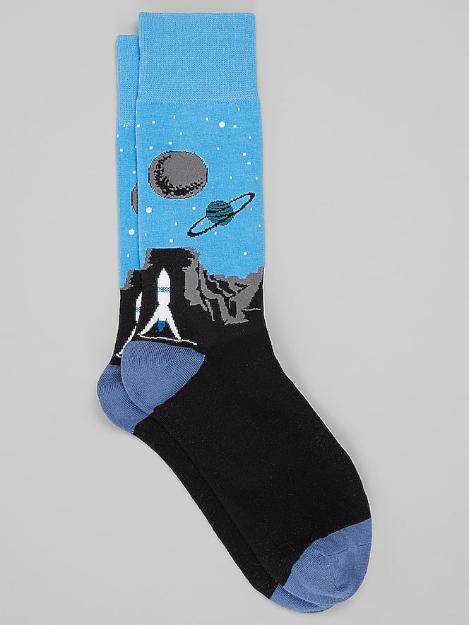 Egara Space Rocket Socks, 1-Pair
