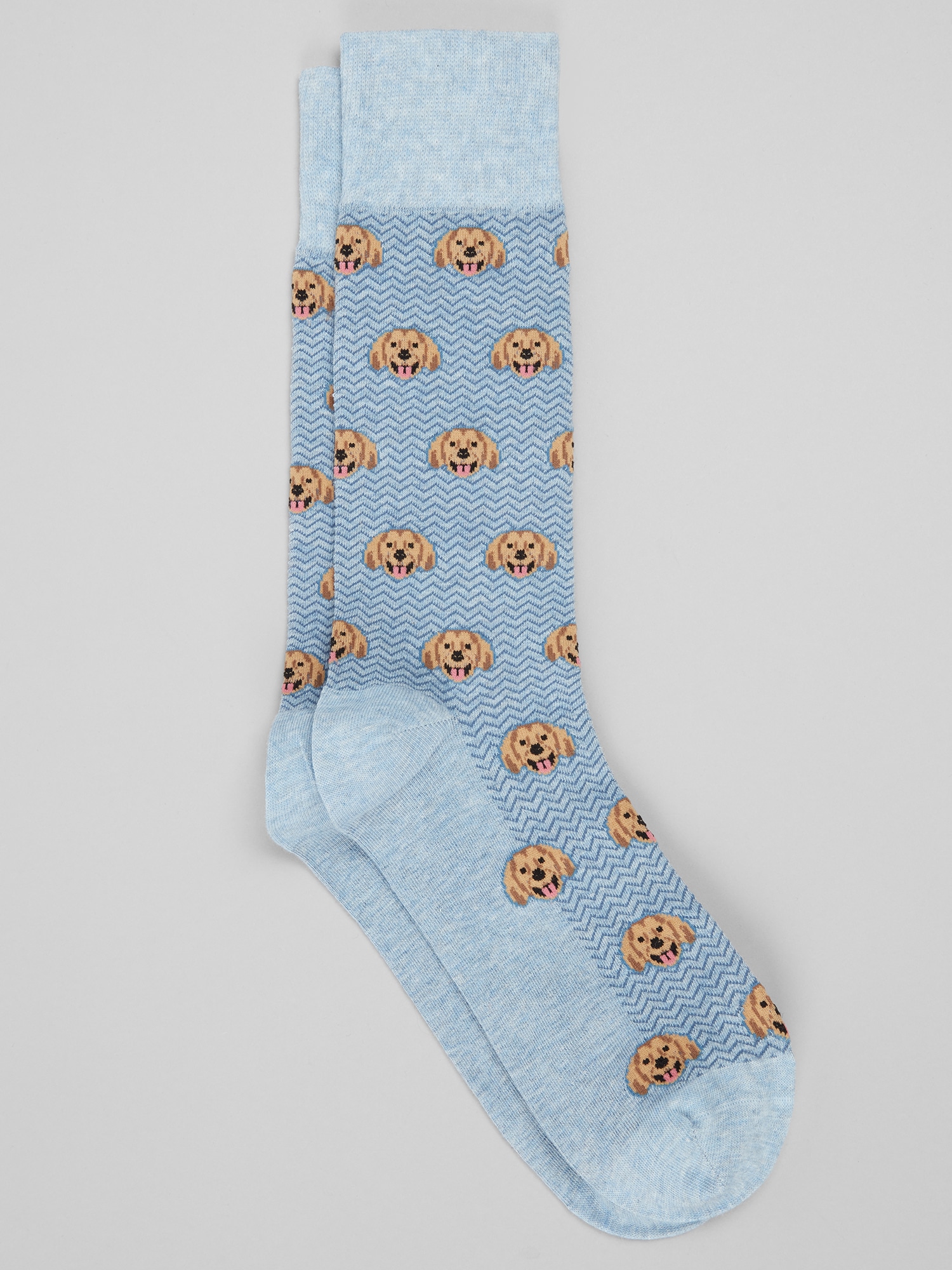 Dog Face Socks, 1-Pair