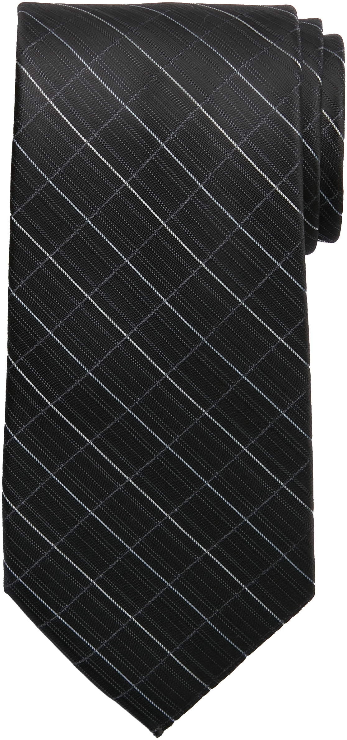 Windowpane Narrow Tie