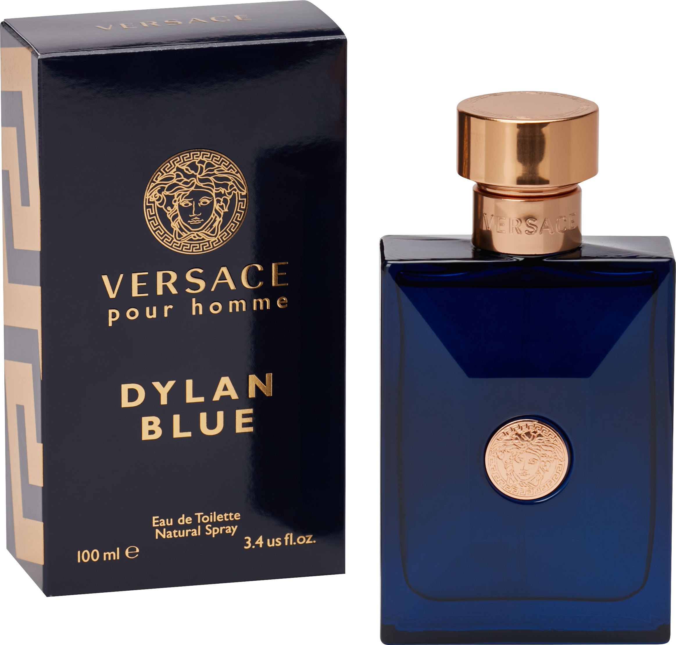 Versace Dylan Blue 3 Piece Gift Set - 3.4 Oz Eau De Toilette Spray