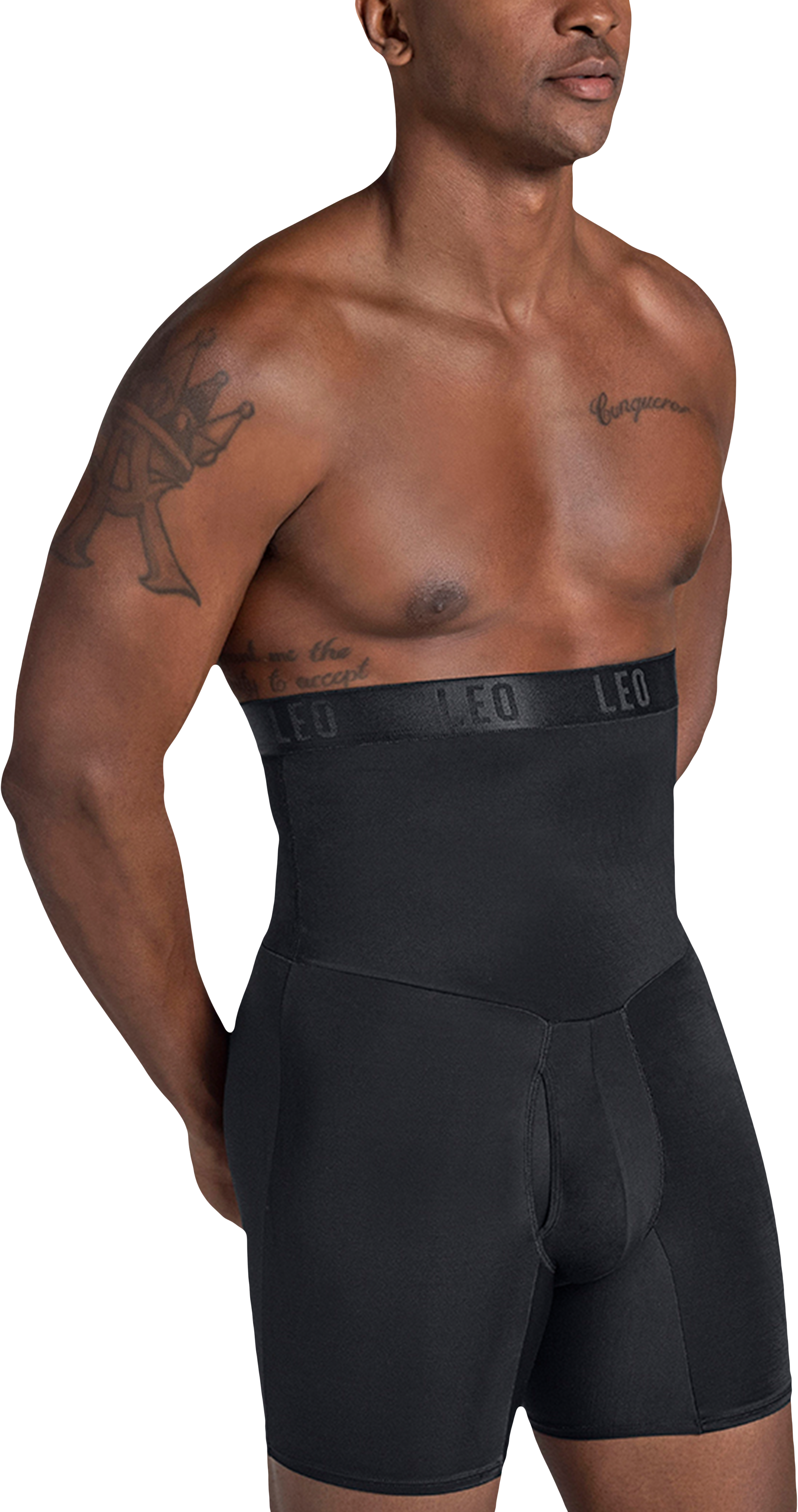 High Waist Stomach Shaper with Boxer Brief by Leo