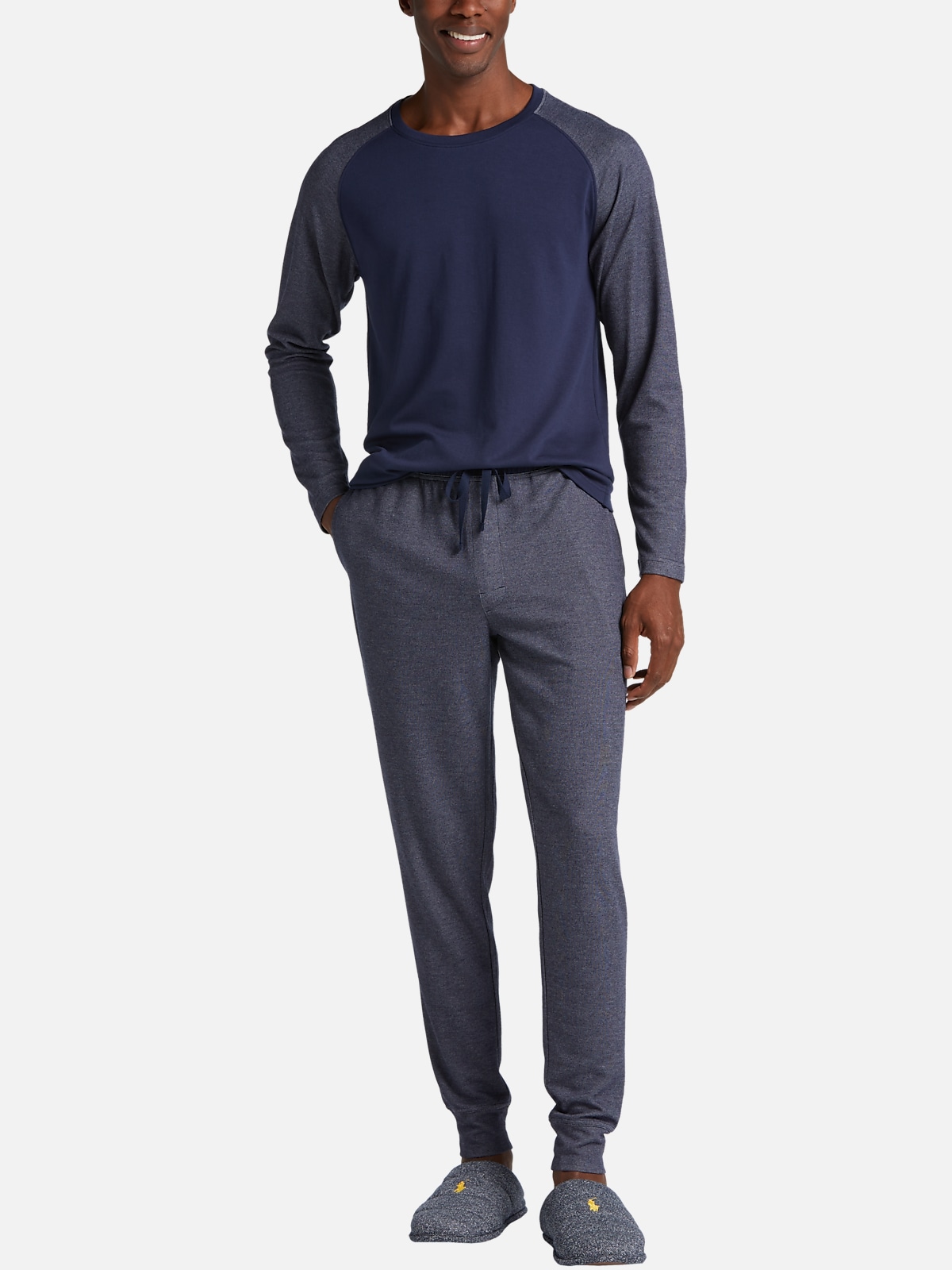 Pronto Uomo Relaxed Fit Top And Pants Pajama Set, Men's Accessories