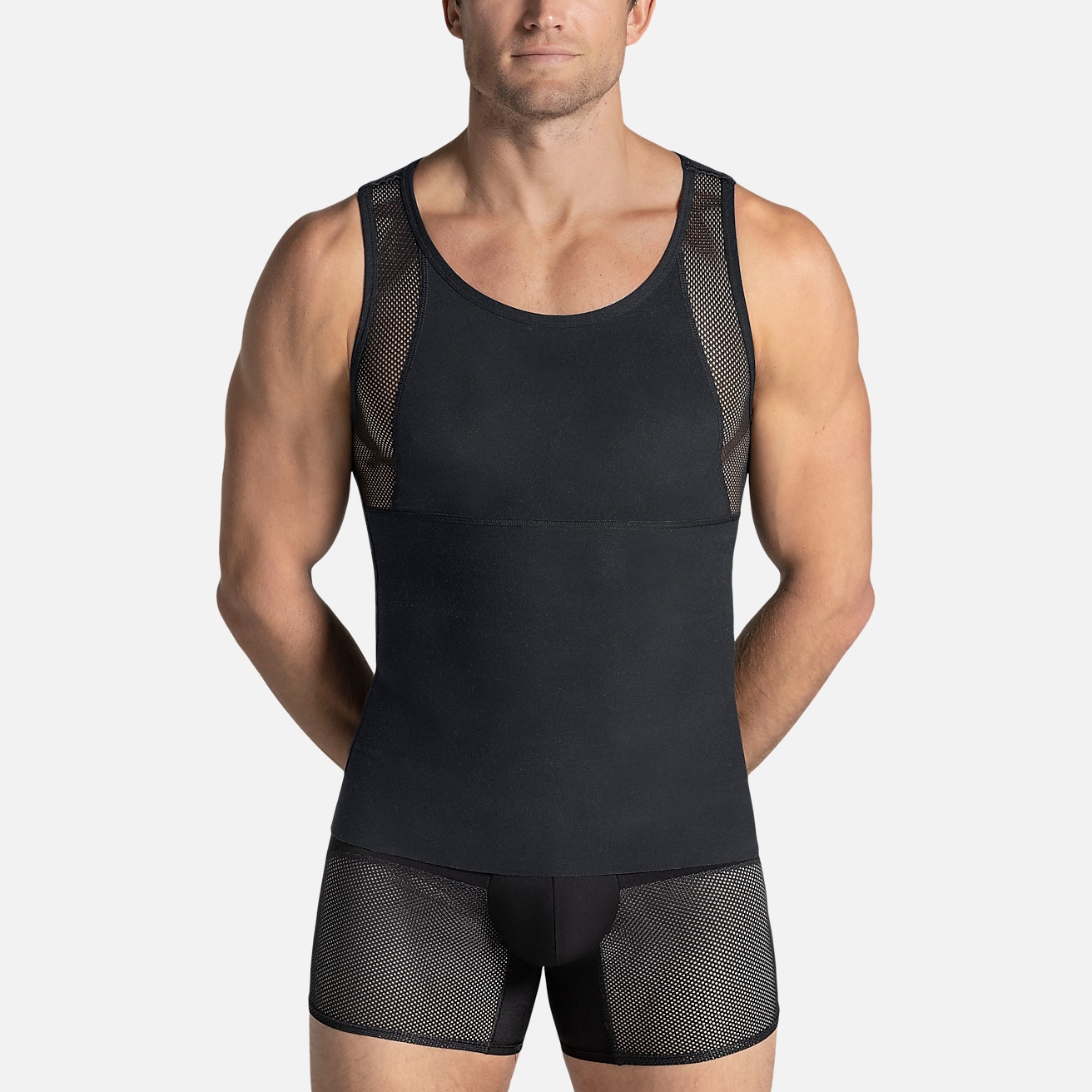 Leo Compression & Enhancement Seamless Control Tank 035010-700 - Topdrawers  Underwear for Men
