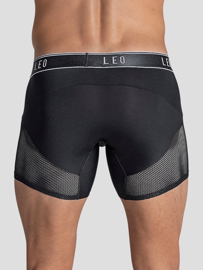 Leo By Leonisa Mesh Boxer Briefs, Single-Pack