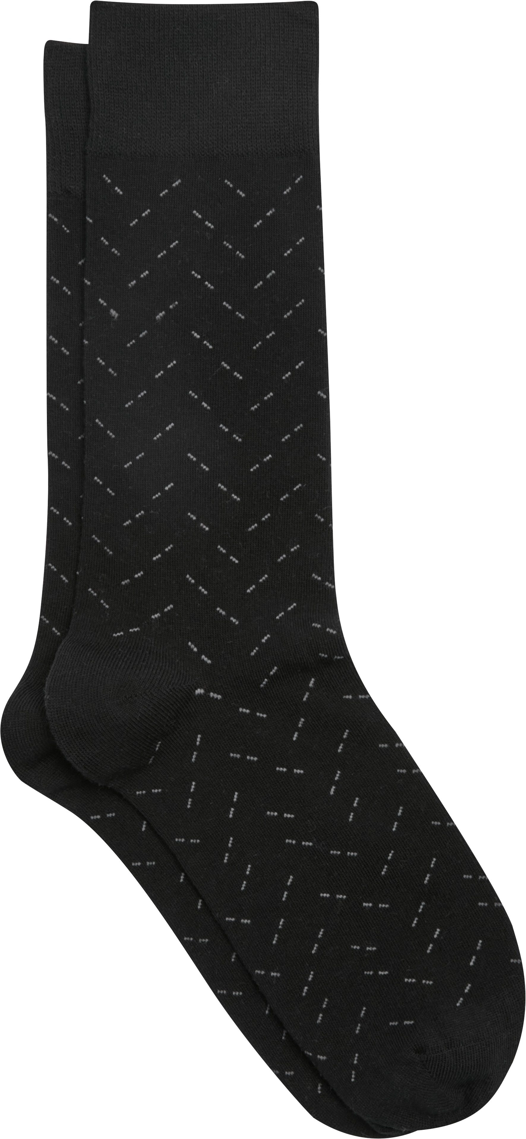 Dashed Herringbone Socks