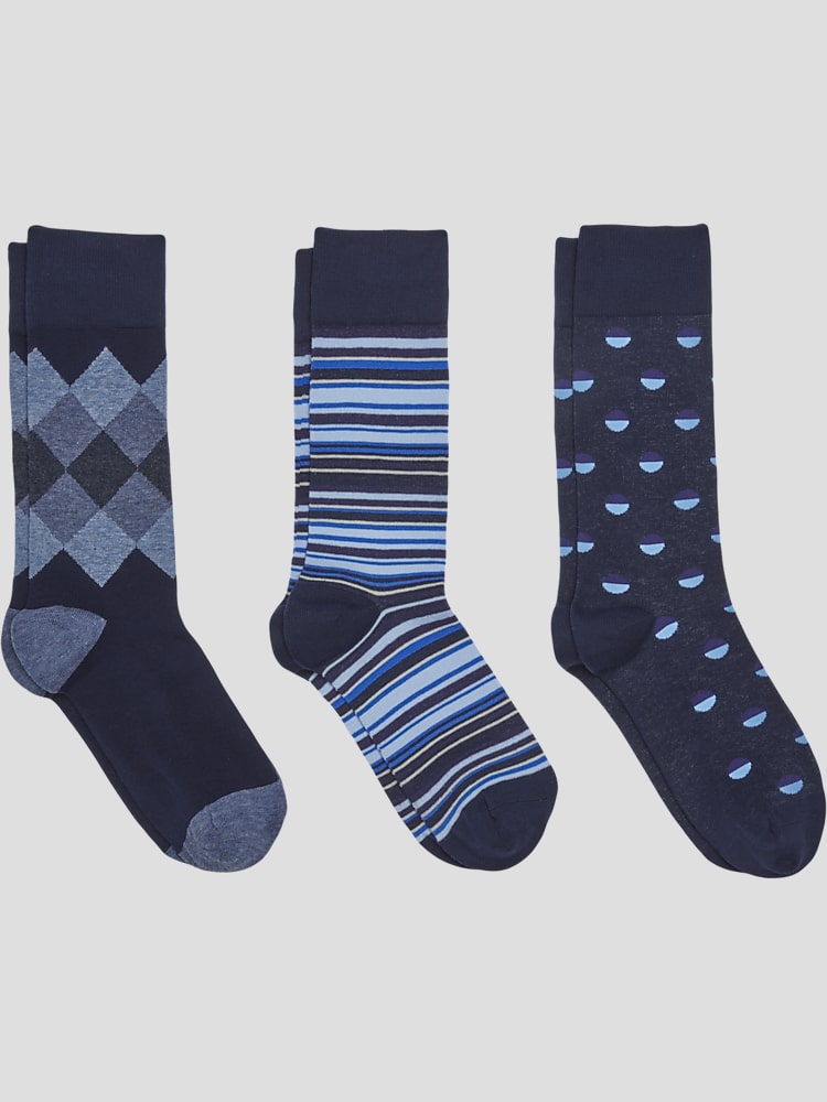 Cotton dress sock 3-pack