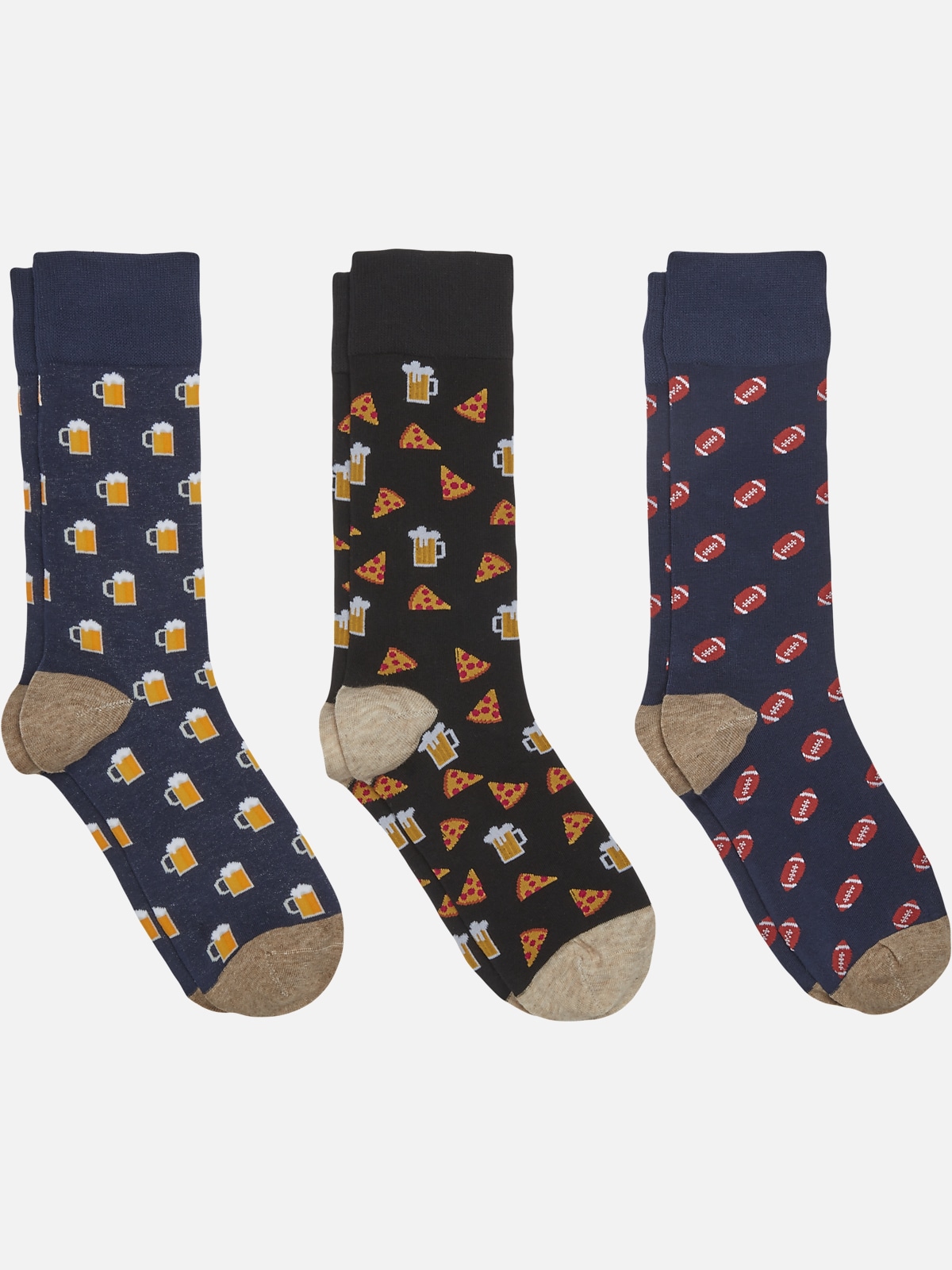 Egara Game Day Socks, 3-Pack | Socks | Men's Wearhouse