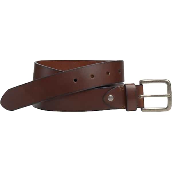 Johnston & Murphy Men's Johnston & Amp; Murphy Minimalist Leather Belt Dk Brown - Size: 36 Waist TMW8YRX36007