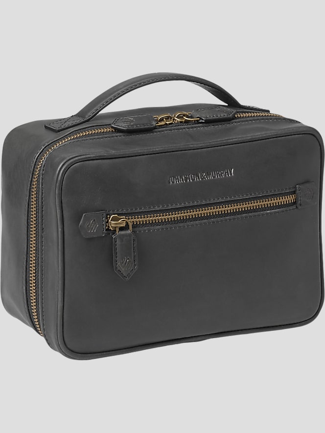Johnston &Amp; Murphy Rhodes Leather Travel Kit