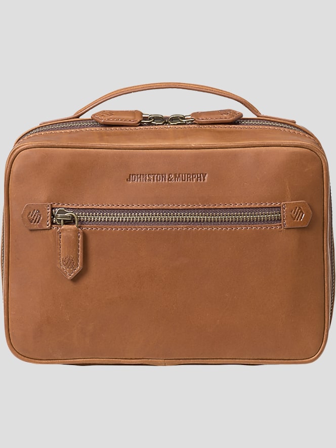 Johnston &Amp; Murphy Rhodes Leather Travel Kit