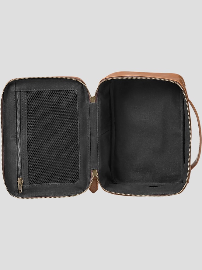 Johnston &Amp; Murphy Rhodes Leather Travel Kit