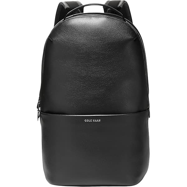 Cole Haan Men's Triboro Leather Backpack Black - Size: One Size TMW8YTF80002