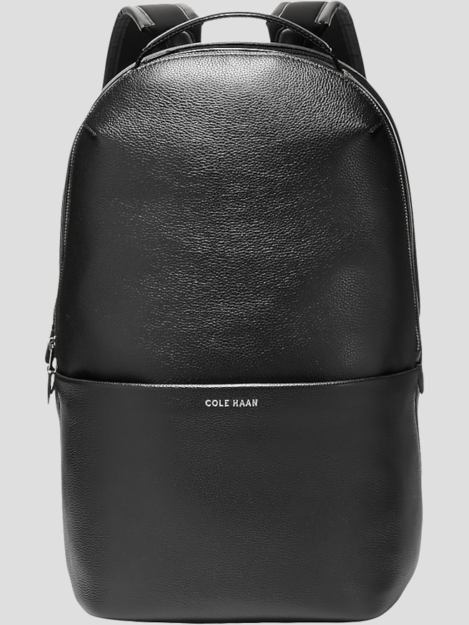 Cole Haan Men's Triboro Leather Backpack , Black