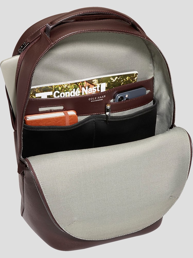 Cole Haan Triboro Leather Backpack | Bags | Men's Wearhouse