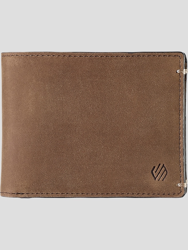 Simple Men's Leather Short Style Wallet, Casual Coin Purse Men's